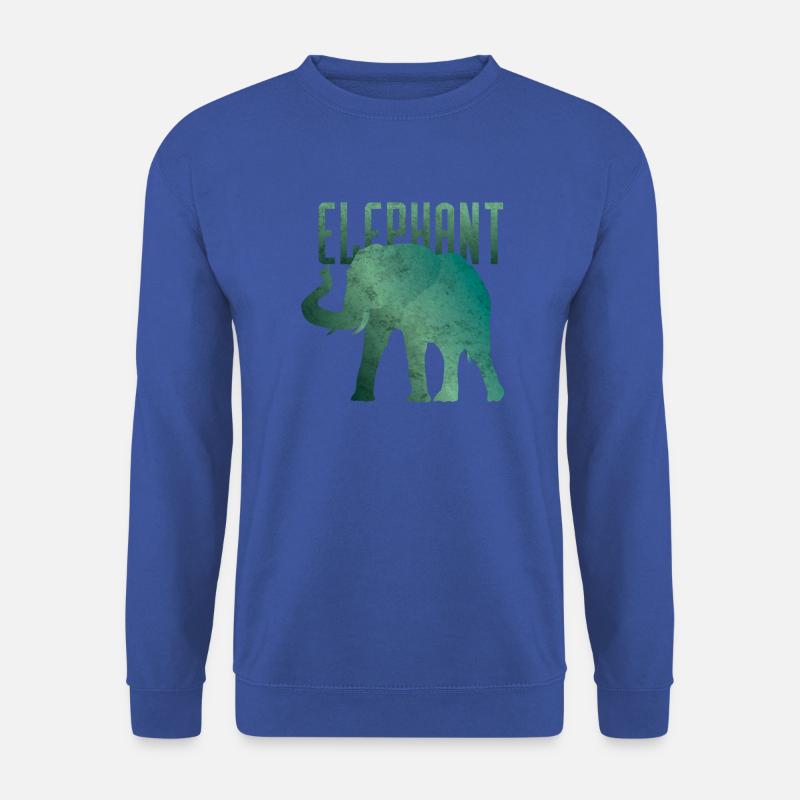 Elephant elephant elephant cow gift - Unisex Sweatshirt - royal blue