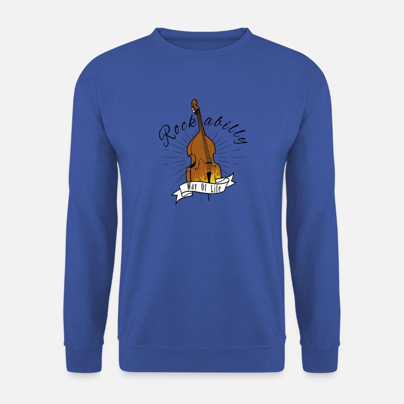 Rockabilly - Mode de vie - Sweat-shirt Unisexe - bleu royal
