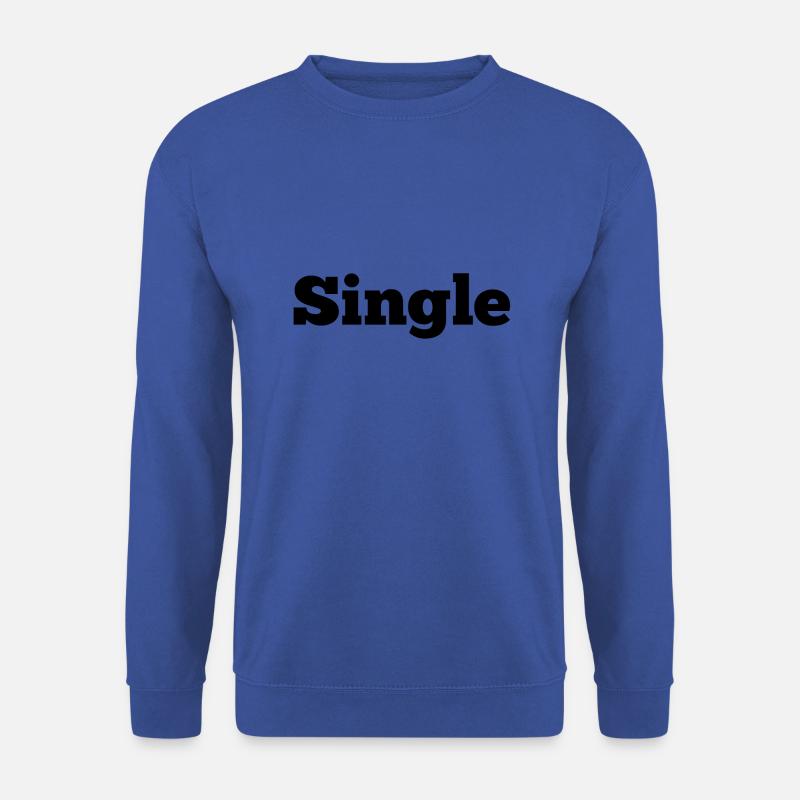 single - Unisex Sweatshirt - royal blue