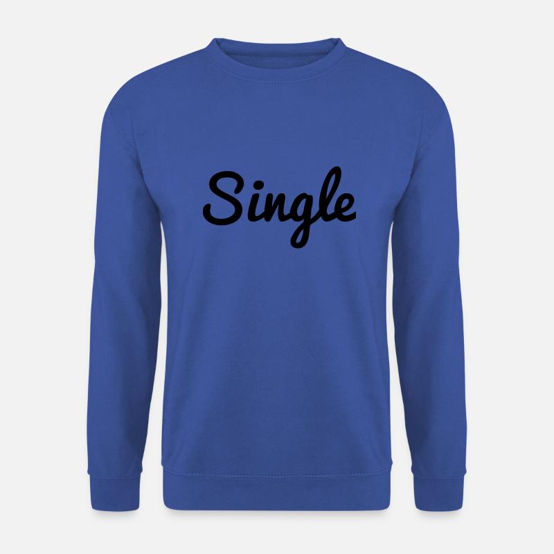 single - Unisex Sweatshirt - royal blue