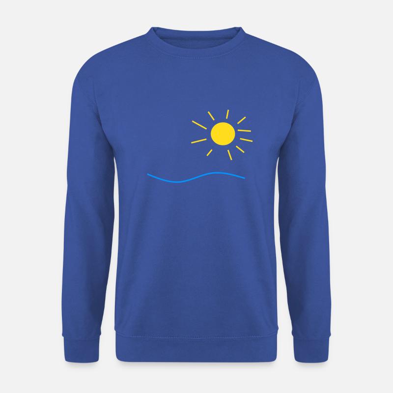 Sonne und Meer - Unisex Pullover - Royalblau