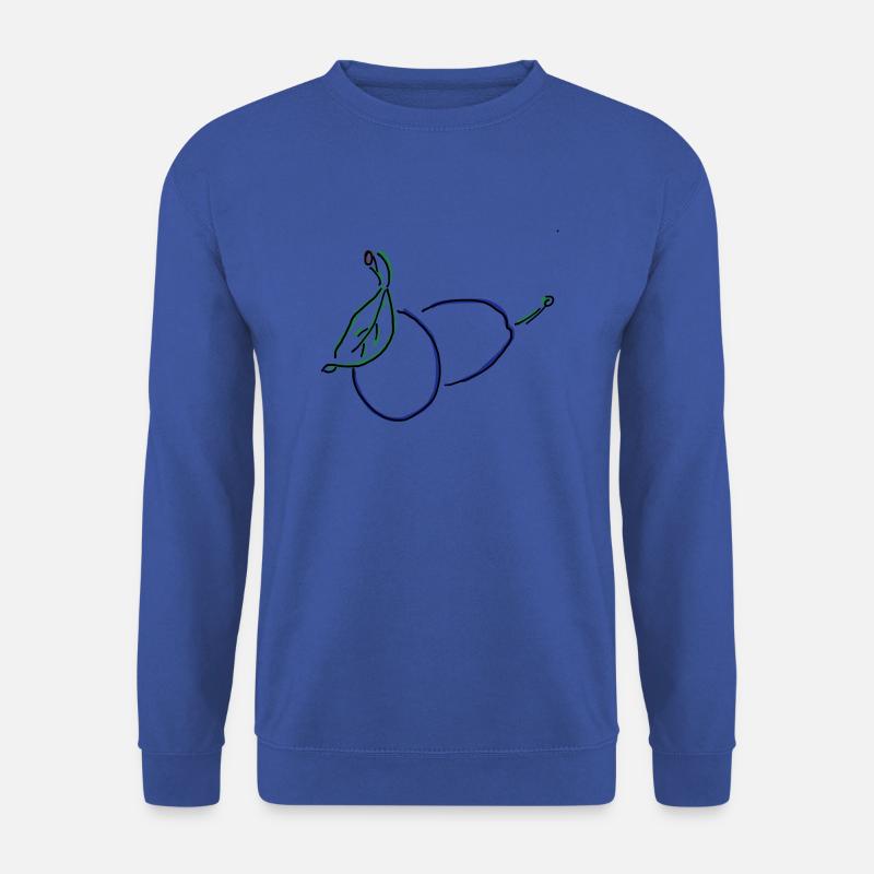 Pflaume - Unisex Pullover - Royalblau