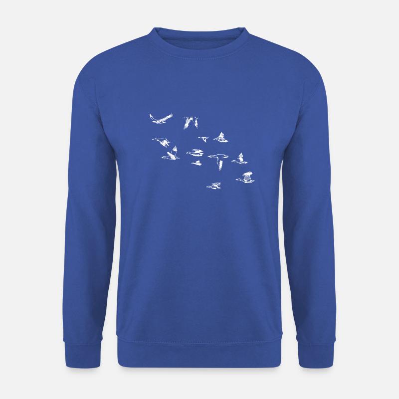 Gänse - Unisex Pullover - Royalblau