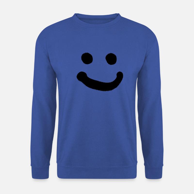 smiley - Unisex Pullover - Royalblau