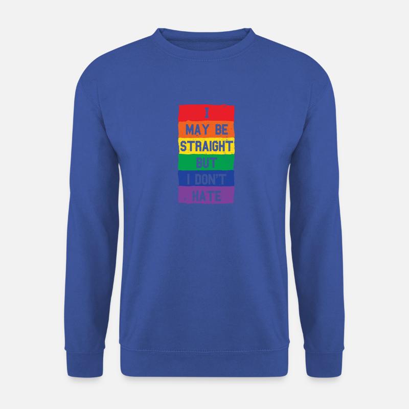 Gay Pride Queer Schwul Toleranz - Unisex Pullover - Royalblau