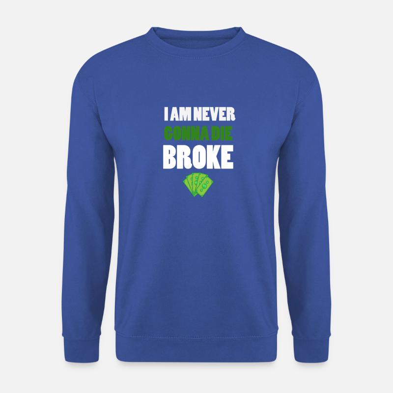 Geld -Money - Unisex Pullover - Royalblau