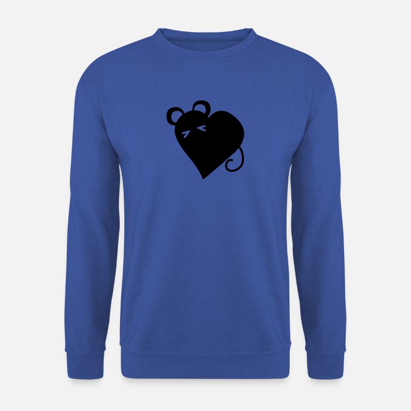 herz-maus - Unisex Pullover - Royalblau