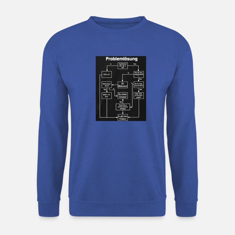 Problemlösung - Unisex Pullover - Royalblau