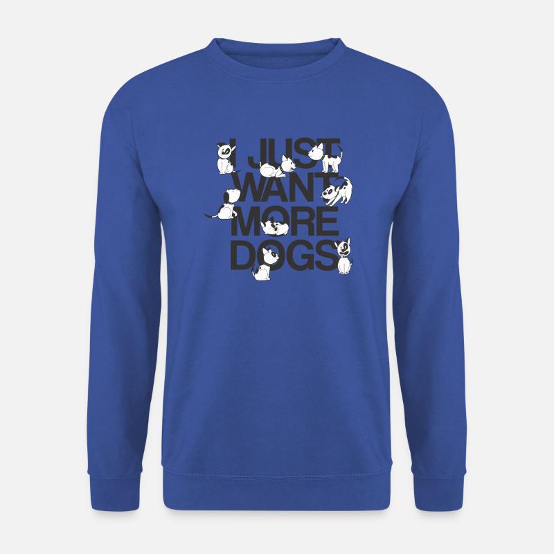 More dogs - Unisex Pullover - Royalblau