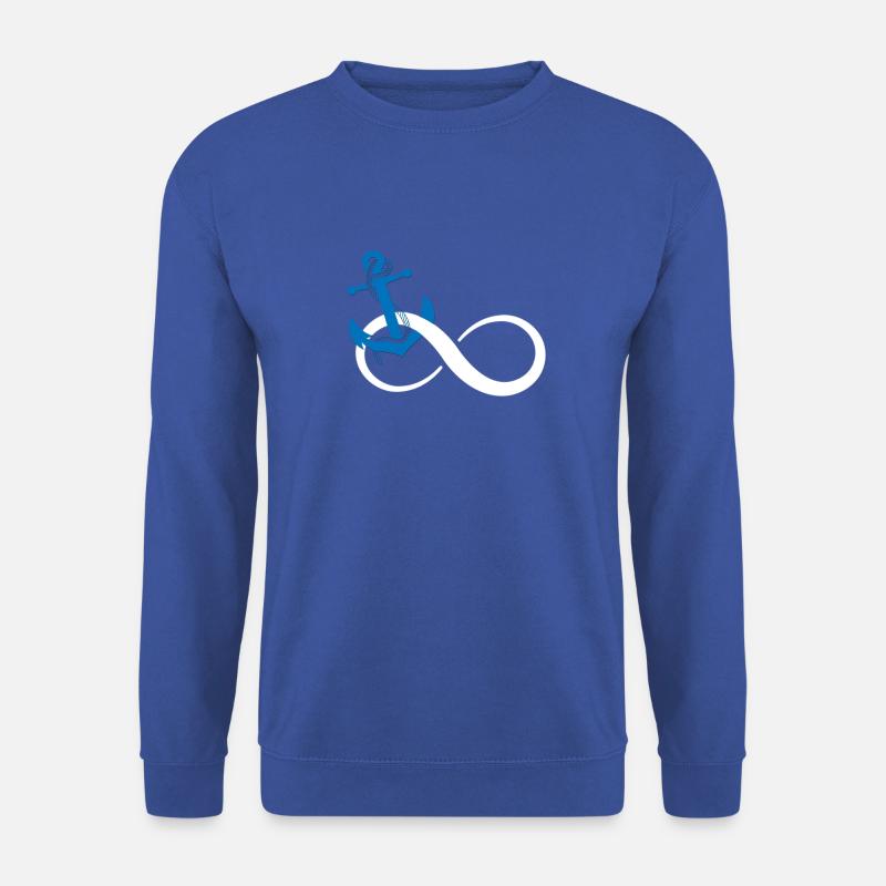 Infinity anchor - Unisex Pullover - Royalblau
