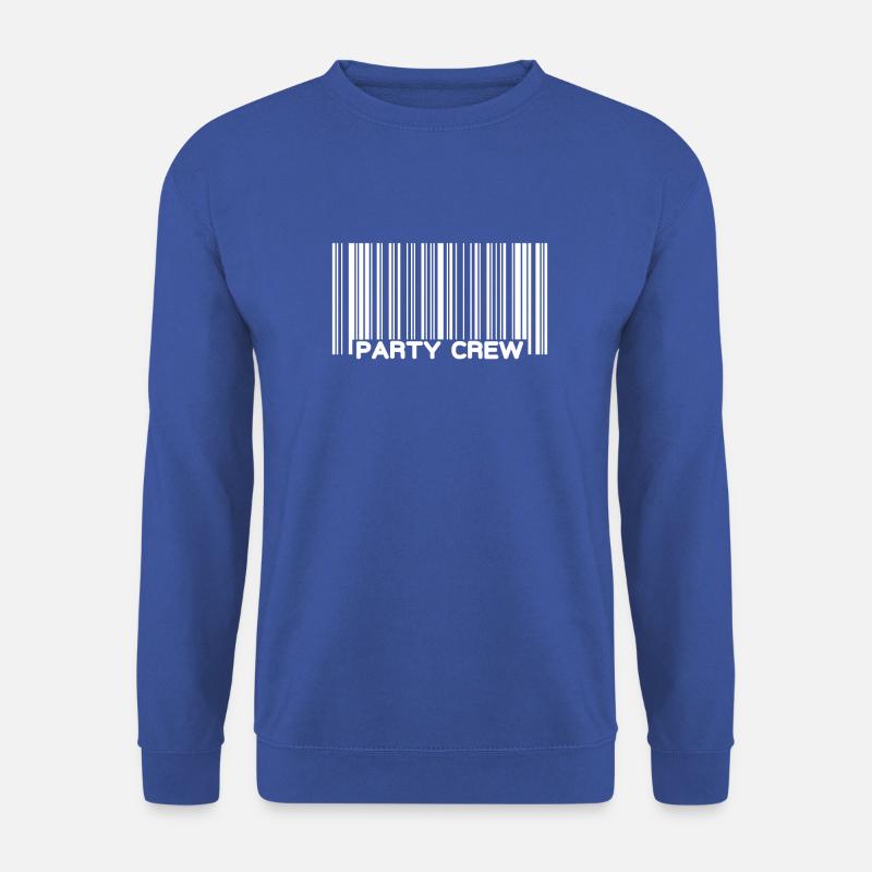 Barcode Party Crew - Unisex Sweatshirt - royal blue