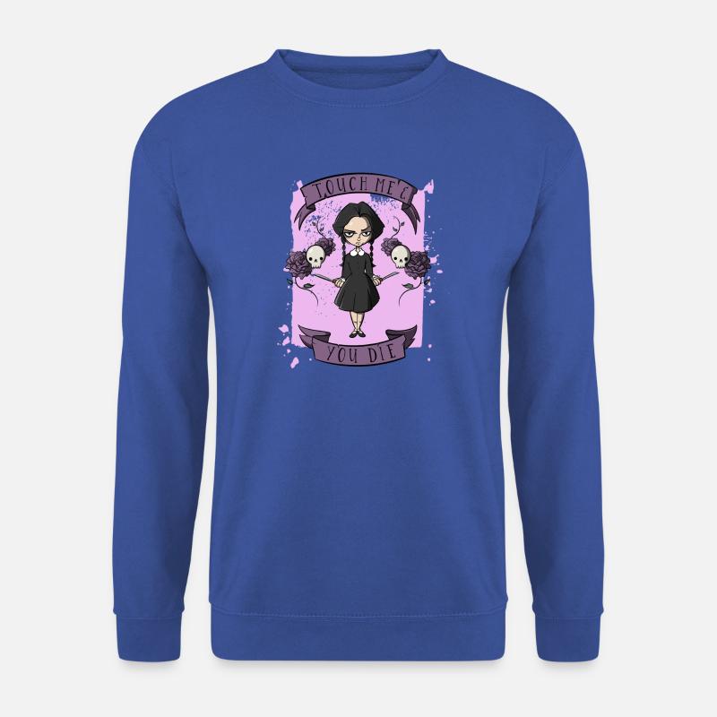 Touch me and you die - Unisex Pullover - Royalblau