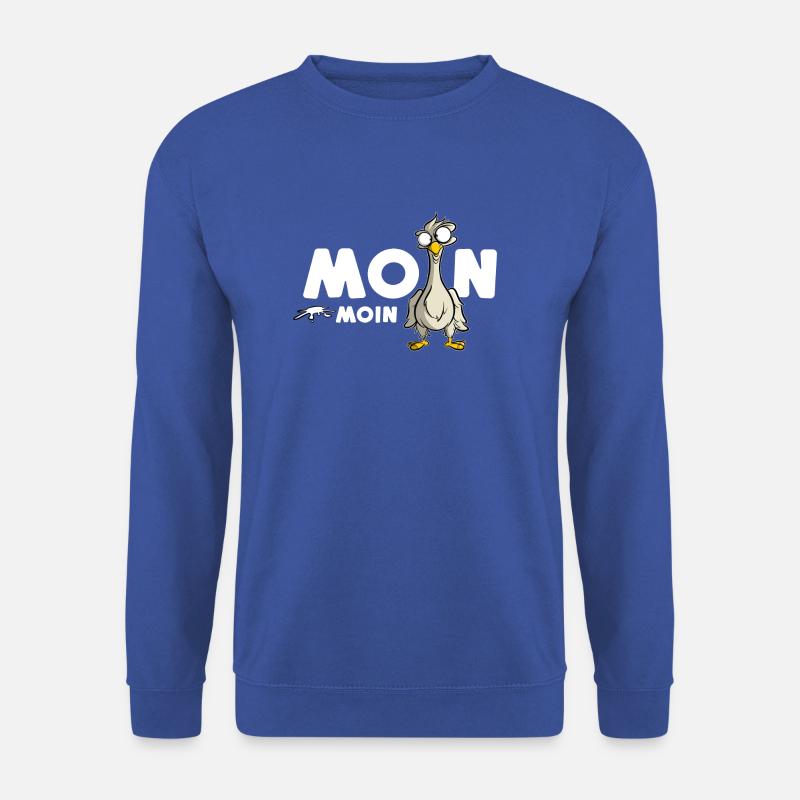 Moin Moin Nordsee - Unisex Pullover - Royalblau