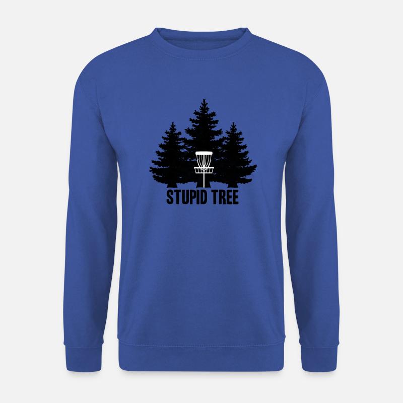 Disc Golf Shirt, discgolf, frisbee, stupid tree - Unisex Pullover - Royalblau