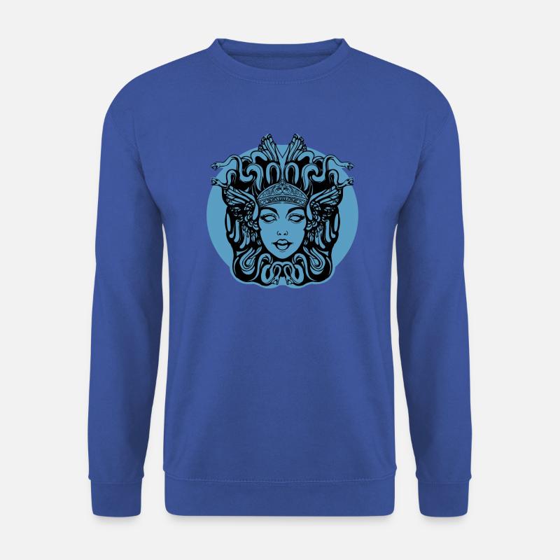 blauer Quallenhintergrund - Unisex Pullover - Royalblau