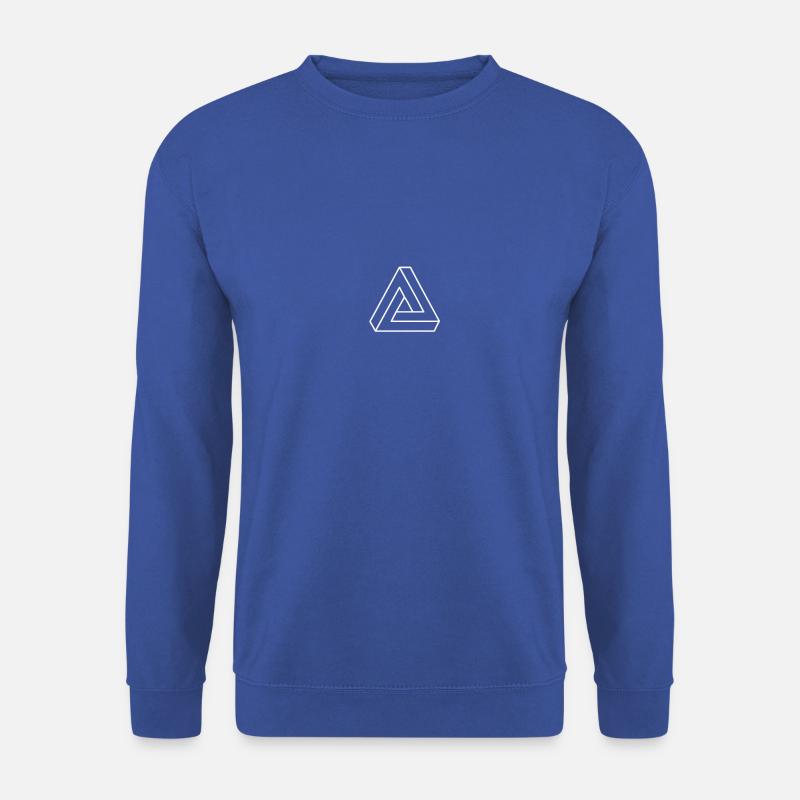 Illusion icon! Magic triangle - Unisex Sweatshirt - royal blue