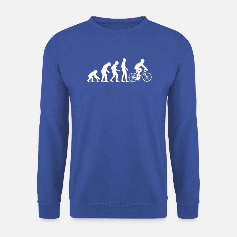 Evolution cyclist - Unisex Sweatshirt - royal blue