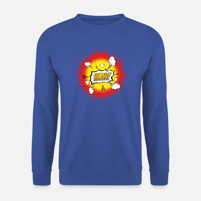 WOW EXPLOSION - Unisex Pullover - Royalblau