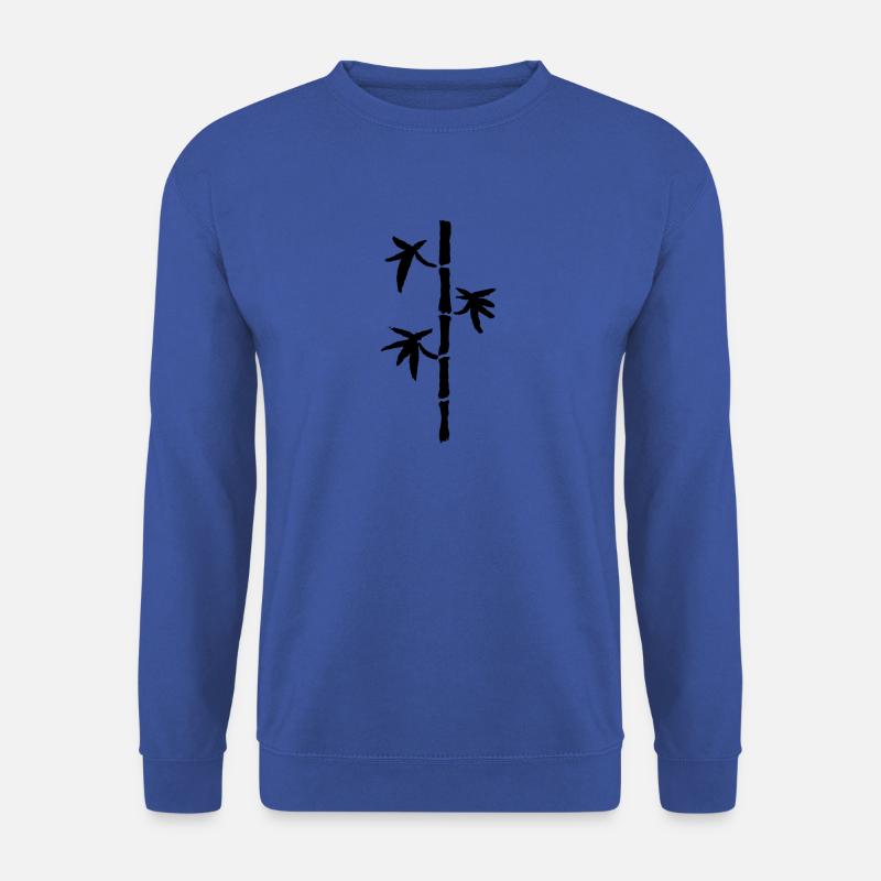Bambus black - Unisex Pullover - Royalblau