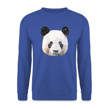 panda - Sweat-shirt Unisexe - bleu royal - Devant - Alina (178cm) & Michal (187cm)