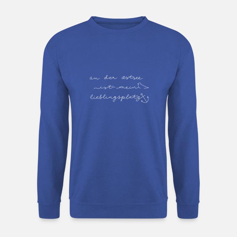 Lieblingsplatz Ostsee - Unisex Pullover - Royalblau