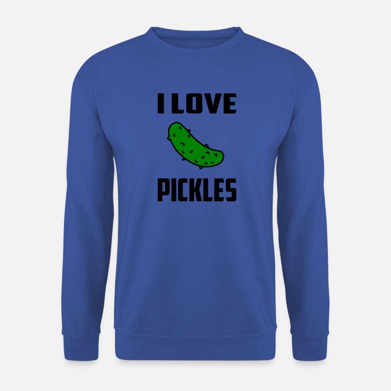 ich liebe Gurken - Unisex Pullover - Royalblau