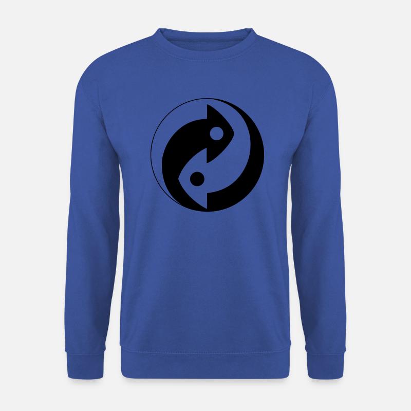Ying und Yang mal anders - Unisex Pullover - Royalblau