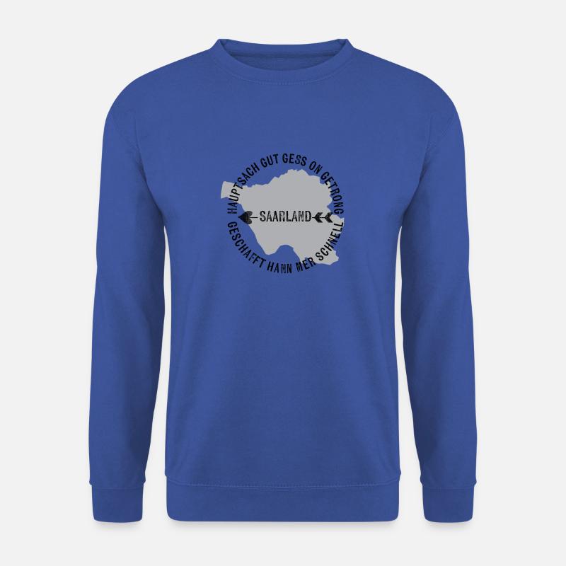 Saarland Hauptsach gut gess - Unisex Pullover - Royalblau