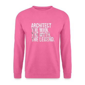 architect - Unisex Sweatshirt - pink - Front