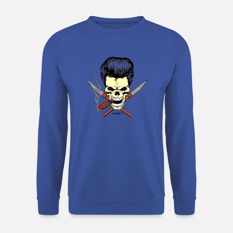 Skull head - Unisex Pullover - Royalblau