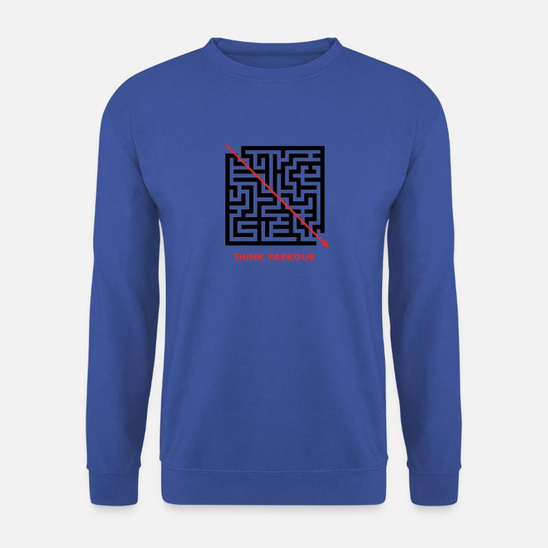 Denken Sie an Parkour - Unisex Pullover - Royalblau