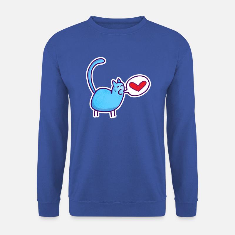 Katzenliebe - Unisex Pullover - Royalblau