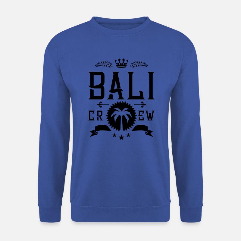 bali crew palme - Unisex Pullover - Royalblau