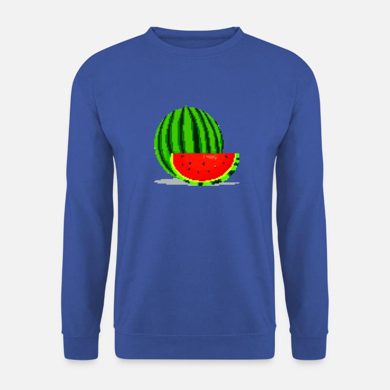 Pixel Art Melon - Unisex Sweatshirt - royal blue