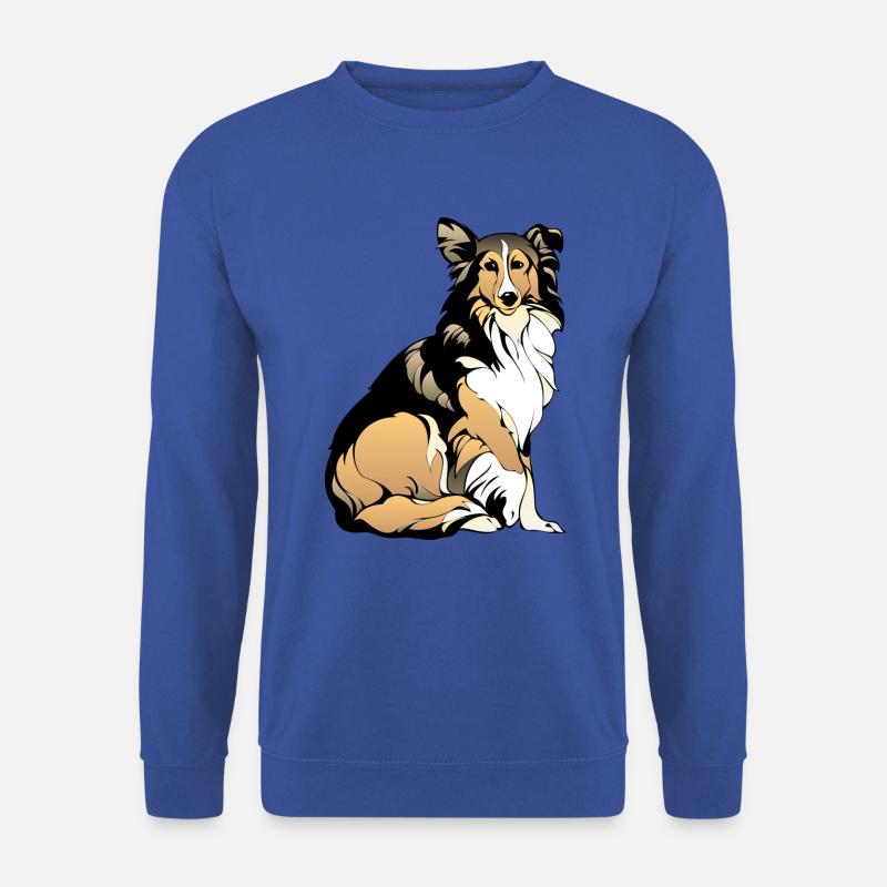 Collie - Unisex Pullover - Royalblau