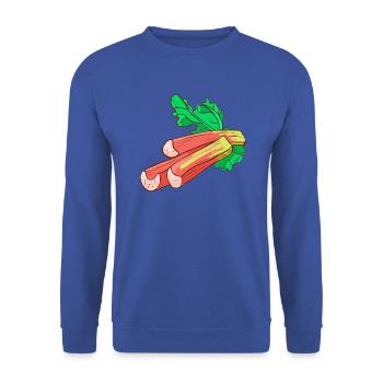 Common rhubarb Common Krauser - Unisex Sweatshirt - royal blue - Front - Alina (178cm) & Michal (187cm)