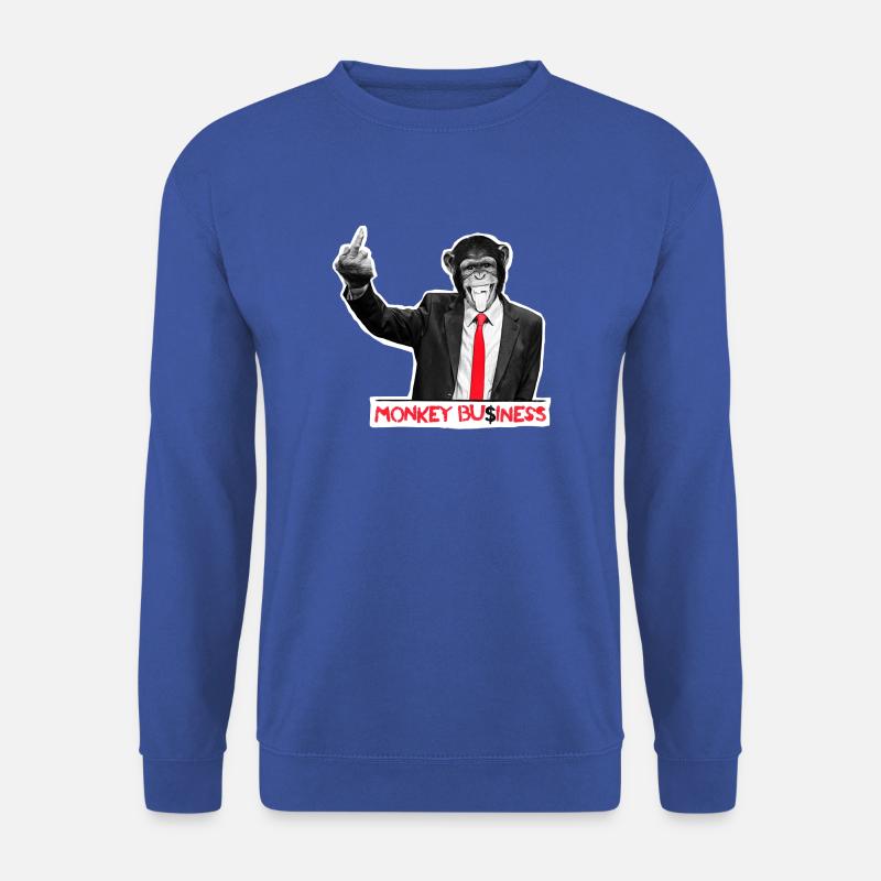 Monkey Business - Unisex Pullover - Royalblau