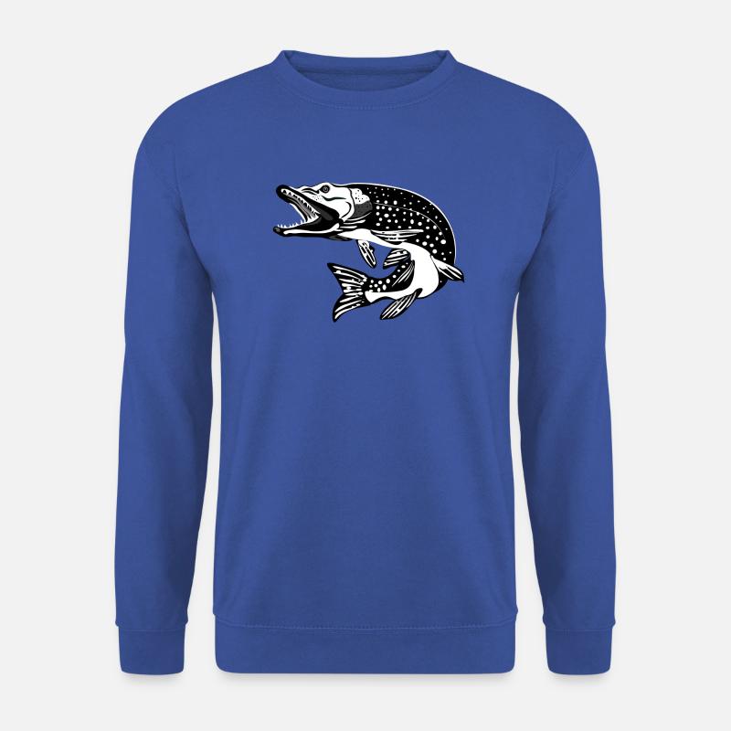 Hecht-Hecht - Unisex Pullover - Royalblau