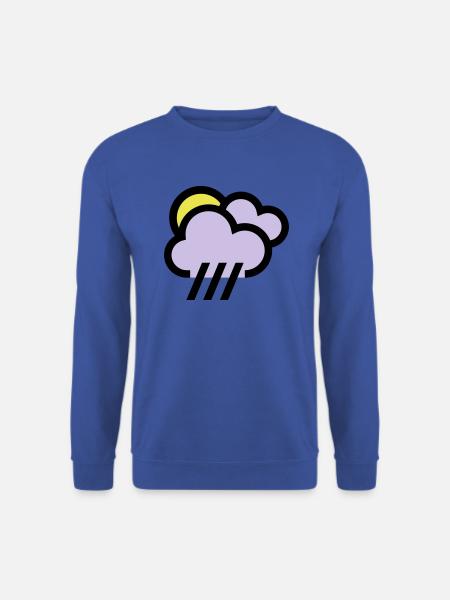 Rainy weather, bad weather, chill icon - Unisex Sweatshirt - royal blue