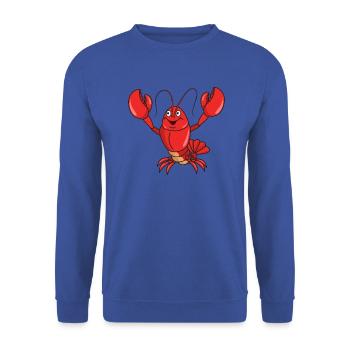 Hummer - Unisex Pullover - Royalblau - Vorne - Alina (178cm) & Michal (187cm)