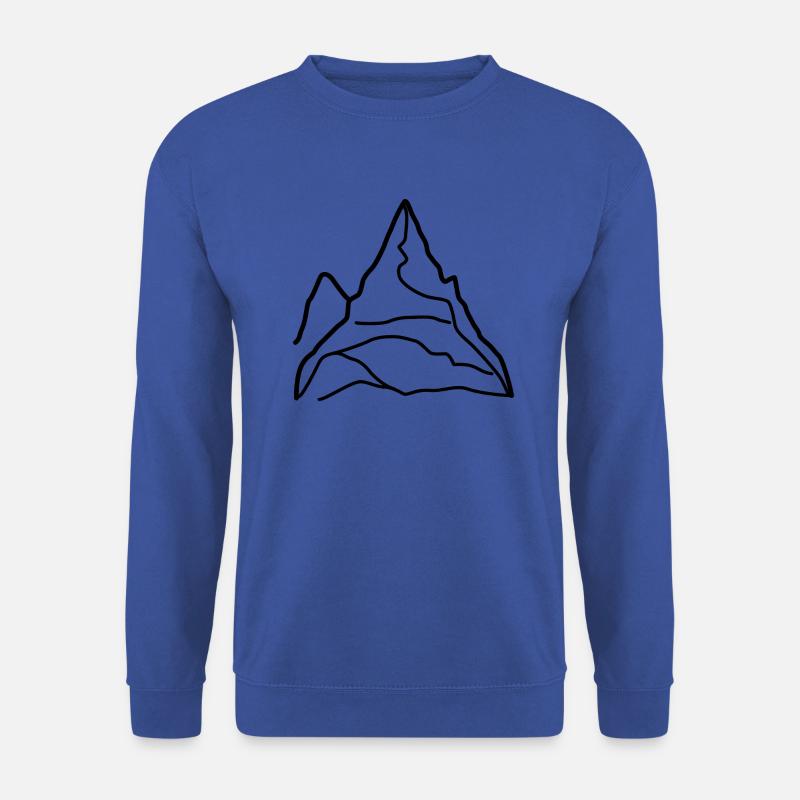 Mountain Alps summit mountaineering - Unisex Sweatshirt - royal blue