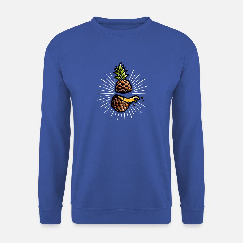 Pineapple (dark background) - Unisex Sweatshirt - royal blue