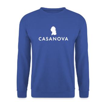 Casanova - Limited edition - Unisex Sweatshirt - royal blue - Front - Alina (178cm) & Michal (187cm)