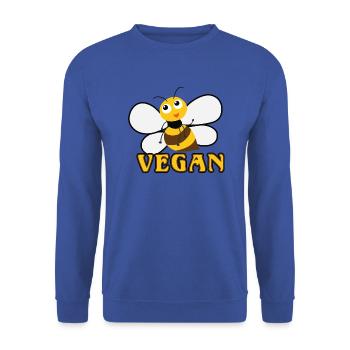 Idée de cadeau de végétarien végétarien - Sweat-shirt Unisexe - bleu royal - Devant - Alina (178cm) & Michal (187cm)