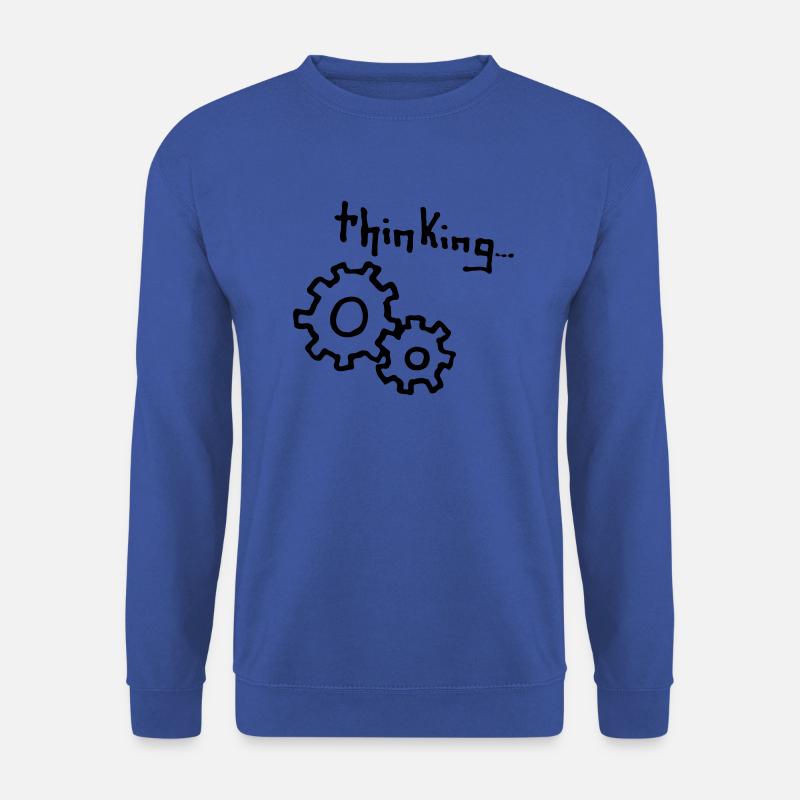 thinking - Unisex Pullover - Royalblau