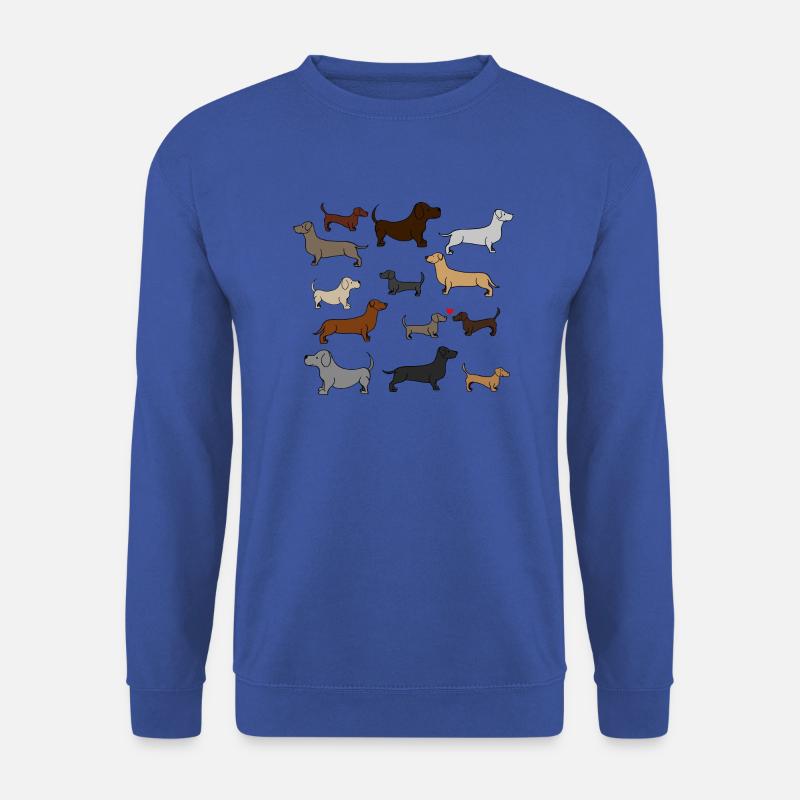 super süße Dackel , Geschenkidee - Unisex Pullover - Royalblau