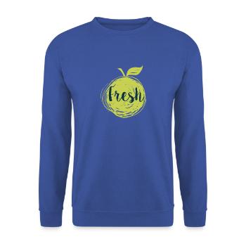 Idée de cadeau de végétarien végétarien - Sweat-shirt Unisexe - bleu royal - Devant - Alina (178cm) & Michal (187cm)