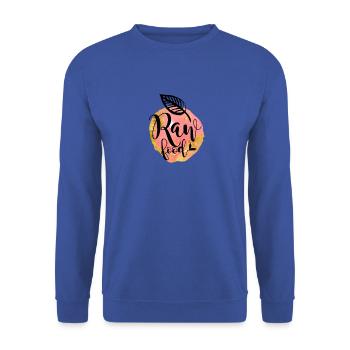 Idée de cadeau de végétarien végétarien - Sweat-shirt Unisexe - bleu royal - Devant - Alina (178cm) & Michal (187cm)