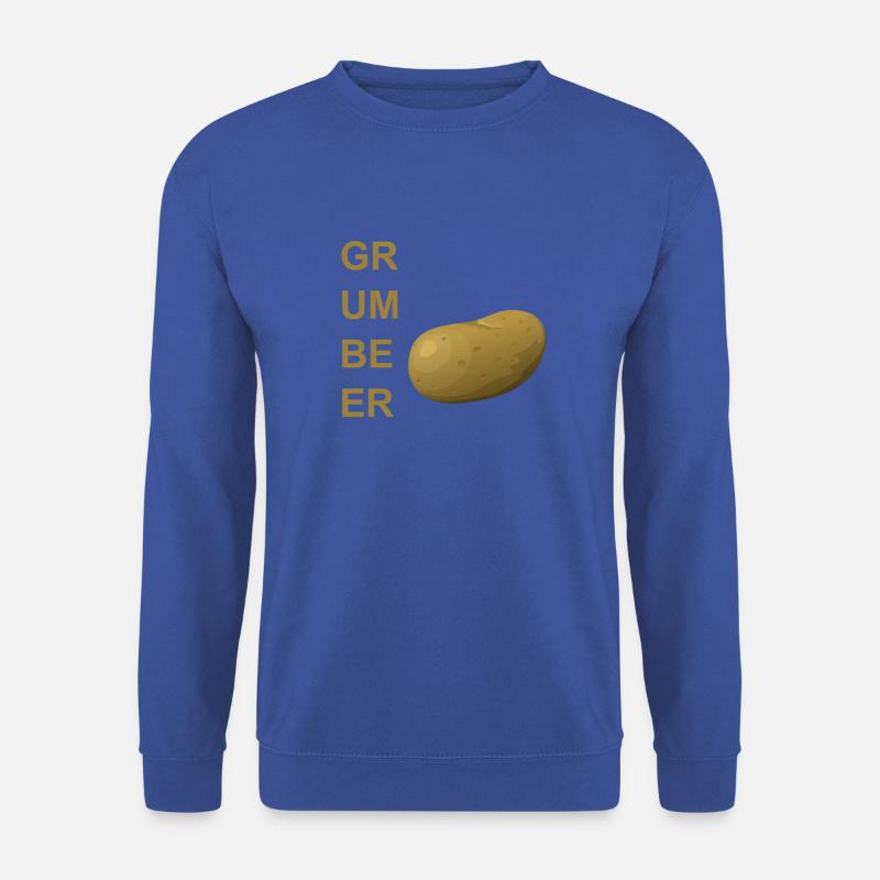 Grumbeer/Kartoffel - Unisex Pullover - Royalblau