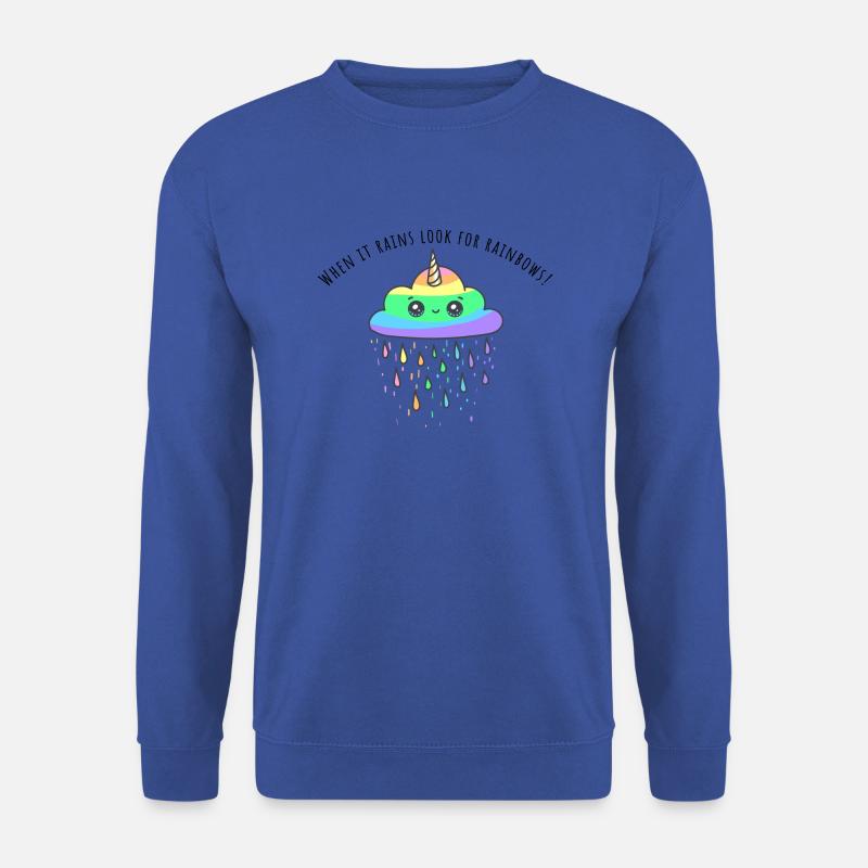 cloud rainbow rainbow - Unisex Sweatshirt - royal blue